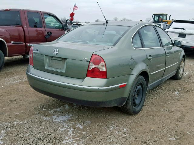 WVWRH63B02P135330 - 2002 VOLKSWAGEN PASSAT GLX 绿色 照片 4
