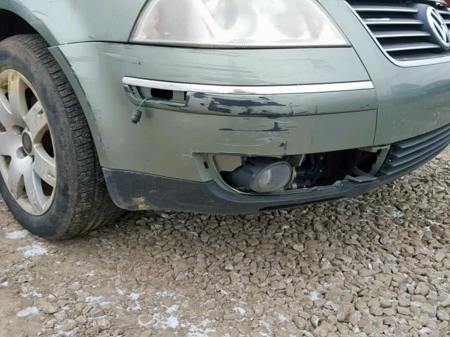 WVWRH63B02P135330 - 2002 VOLKSWAGEN PASSAT GLX 绿色 照片 9