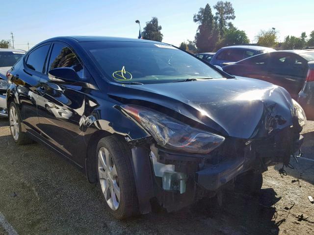 KMHDH4AE9DU862445 - 2013 HYUNDAI ELANTRA GL 黑色 照片 1