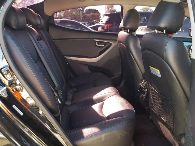 KMHDH4AE9DU862445 - 2013 HYUNDAI ELANTRA GL 黑色 照片 6