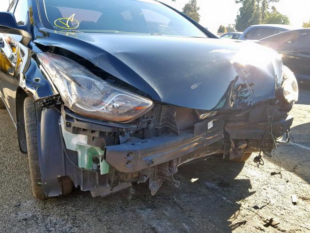 KMHDH4AE9DU862445 - 2013 HYUNDAI ELANTRA GL 黑色 照片 9