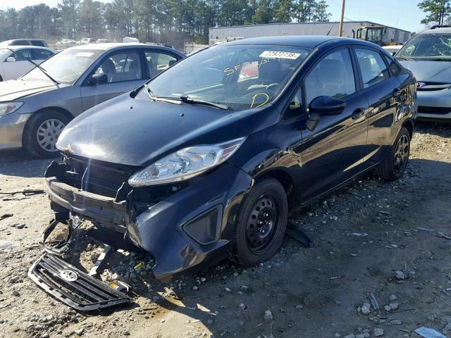 3FADP4AJXCM104904 - 2012 FORD FIESTA S BLACK photo 2