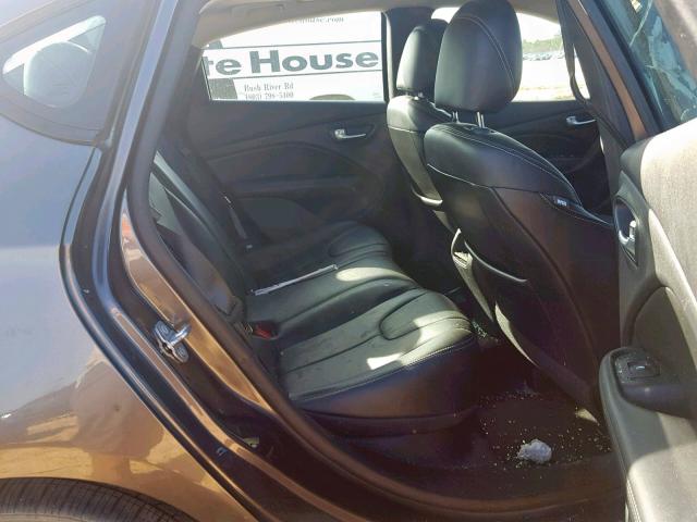 1C3CDFCB6FD392666 - 2015 DODGE DART LIMIT ნაცრისფერი ფოტო 6