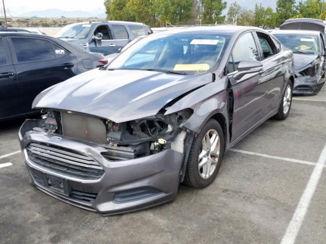 3FA6P0H70DR325198 - 2013 FORD FUSION SE 灰色 照片 2