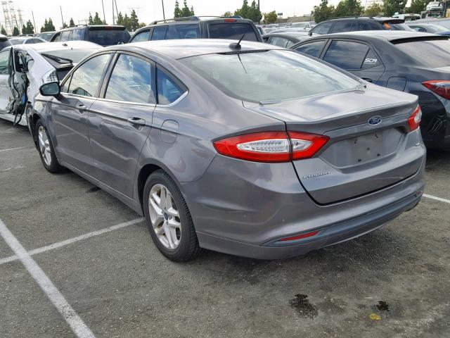 3FA6P0H70DR325198 - 2013 FORD FUSION SE 灰色 照片 3