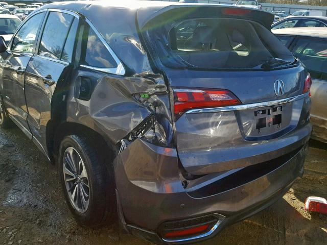 5J8TB4H74JL013089 - 2018 ACURA RDX ADVANC GRAY photo 9