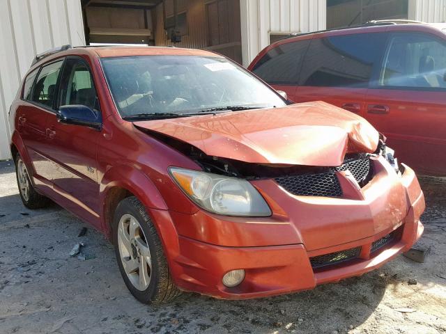 5Y2SL62854Z435068 - 2004 PONTIAC VIBE RED photo 1