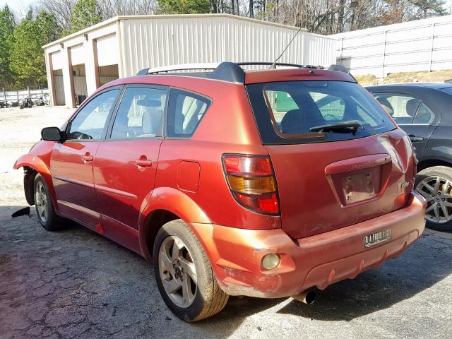 5Y2SL62854Z435068 - 2004 PONTIAC VIBE RED photo 3