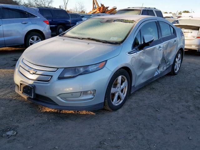 1G1RD6E44BU102495 - 2011 CHEVROLET VOLT SILVER photo 2