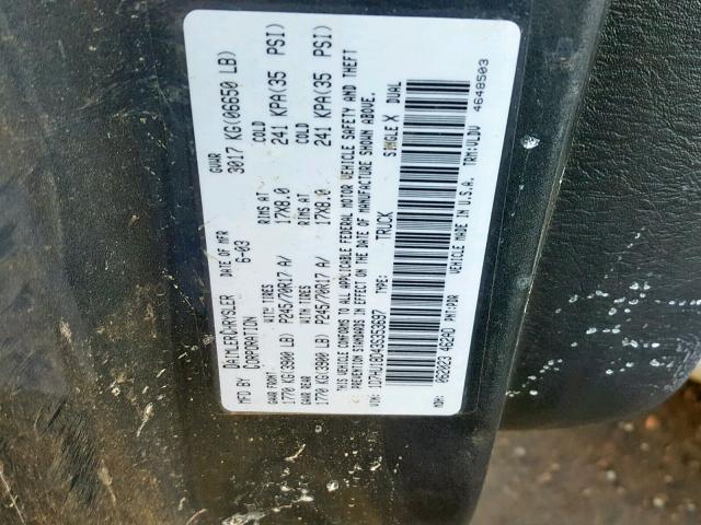 1D7HU18D43S353697 - 2003 DODGE RAM 1500 S BLUE photo 10