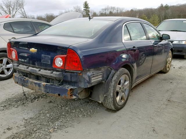 1G1ZC5EB9AF232612 - 2010 CHEVROLET MALIBU 1LT 蓝色 照片 4