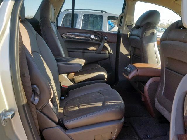 5GAKRBKD1EJ360925 - 2014 BUICK ENCLAVE TAN photo 6