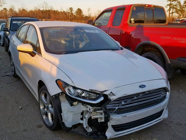 3FA6P0G71GR163118 - 2016 FORD FUSION S WHITE photo 1