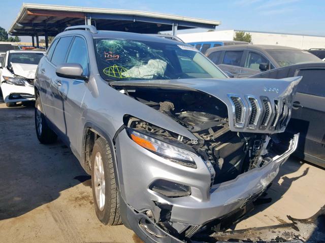 1C4PJMCS3EW320465 - 2014 JEEP CHEROKEE L SILVER photo 1