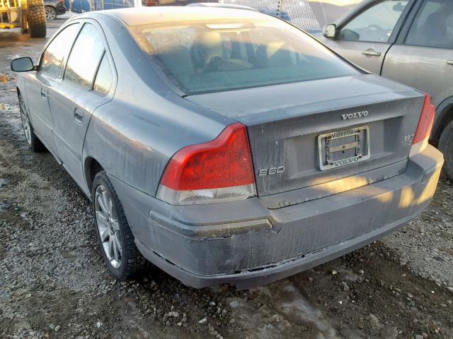 YV1RH592562520719 - 2006 VOLVO S60 2.5T GRAY photo 3