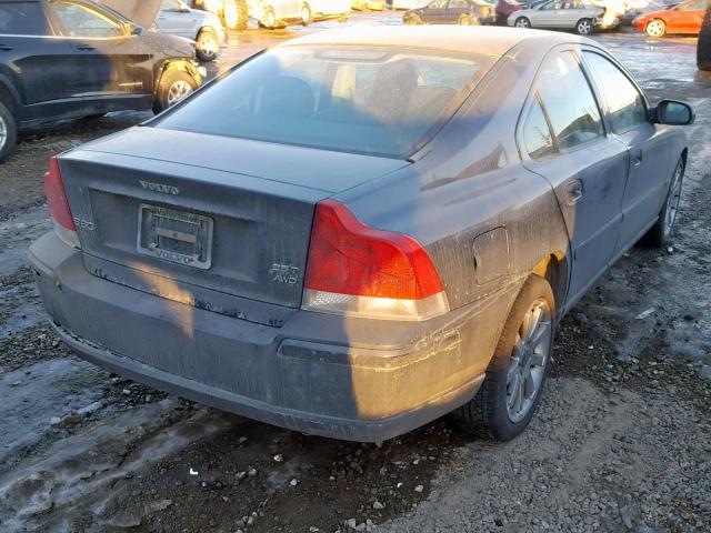 YV1RH592562520719 - 2006 VOLVO S60 2.5T GRAY photo 4