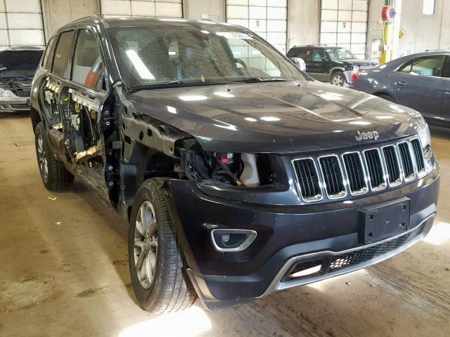 1C4RJFBG3EC273408 - 2014 JEEP GRAND CHER GRAY photo 1