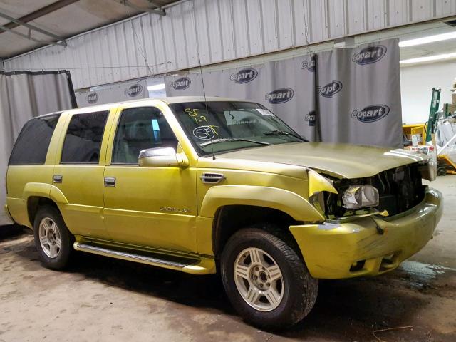 1GYEK13R1XR405221 - 1999 CADILLAC ESCALADE GREEN photo 1