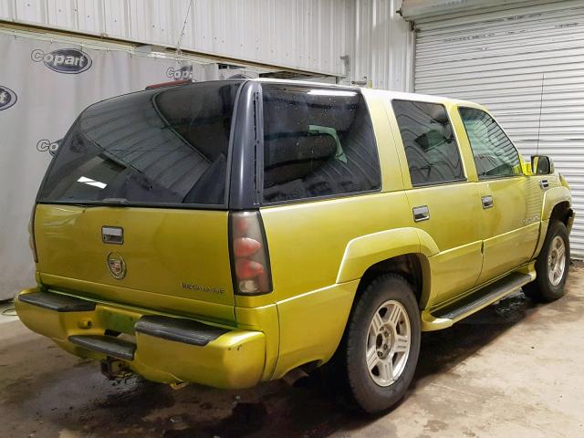 1GYEK13R1XR405221 - 1999 CADILLAC ESCALADE GREEN photo 4