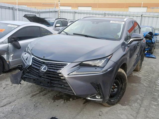 JTJBARBZ7J2171465 - 2018 LEXUS NX 300 GRAY photo 2