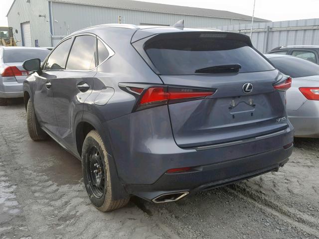 JTJBARBZ7J2171465 - 2018 LEXUS NX 300 GRAY photo 3