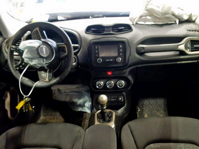 ZACCJBAH0FPB72974 - 2015 JEEP RENEGADE S SILVER photo 9