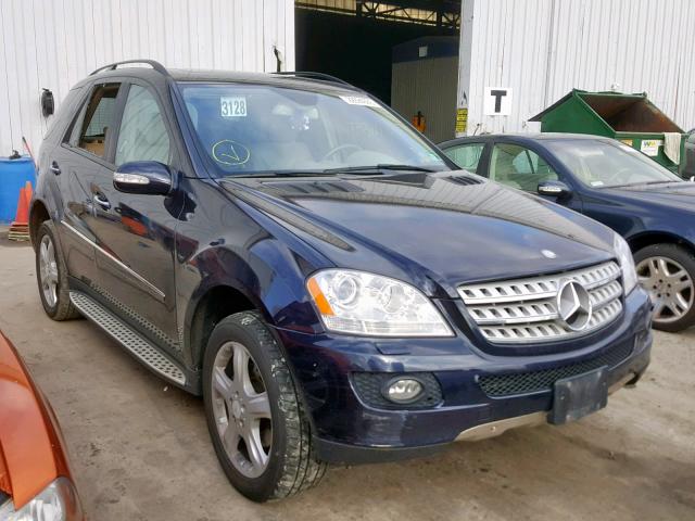 4JGBB86EX8A302305 - 2008 MERCEDES-BENZ ML 350 BLUE photo 1
