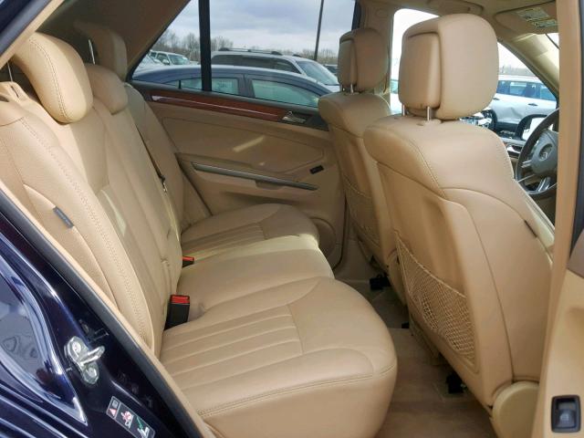 4JGBB86EX8A302305 - 2008 MERCEDES-BENZ ML 350 BLUE photo 6