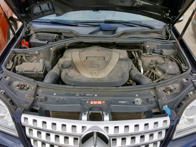 4JGBB86EX8A302305 - 2008 MERCEDES-BENZ ML 350 BLUE photo 7