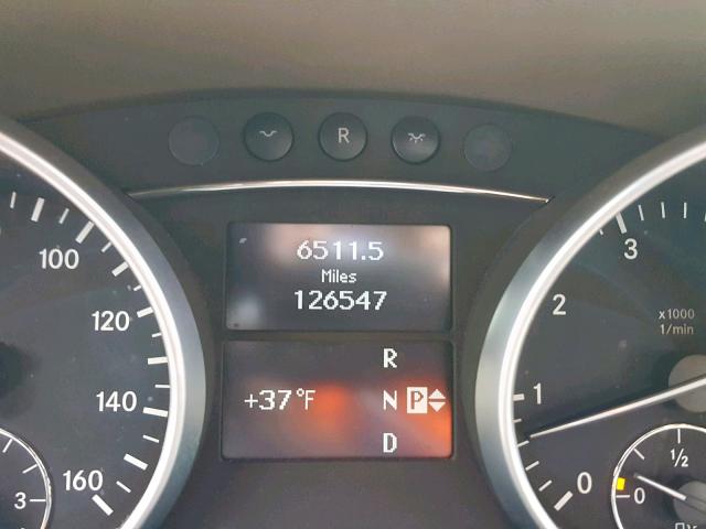 4JGBB86EX8A302305 - 2008 MERCEDES-BENZ ML 350 BLUE photo 8