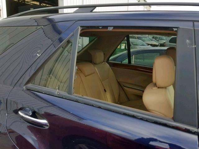 4JGBB86EX8A302305 - 2008 MERCEDES-BENZ ML 350 BLUE photo 9
