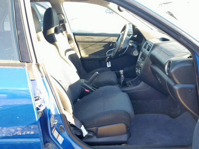 JF1GD29624G505482 - 2004 SUBARU IMPREZA WR BLUE photo 5