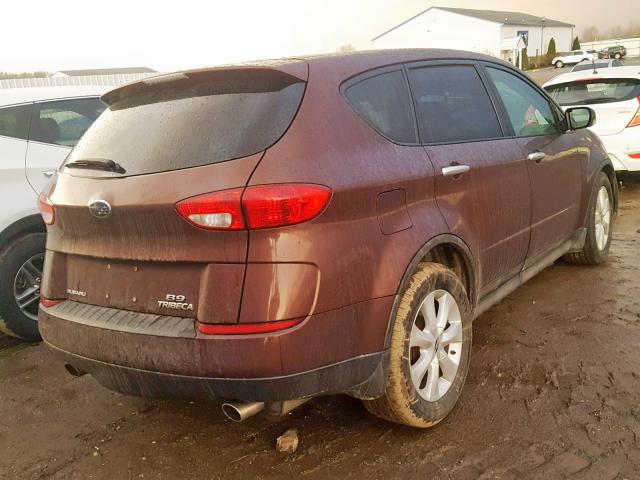 4S4WX85C264414112 - 2006 SUBARU B9 TRIBECA BROWN photo 4