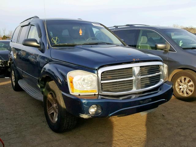 1D4HB48N64F237313 - 2004 DODGE DURANGO SL BLUE photo 1