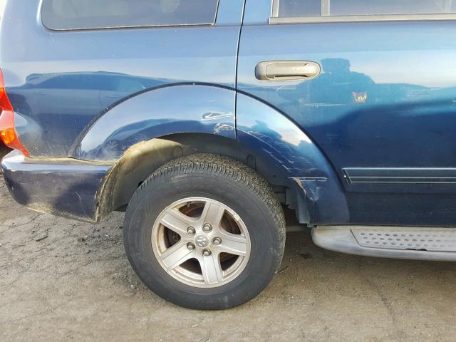 1D4HB48N64F237313 - 2004 DODGE DURANGO SL BLUE photo 9