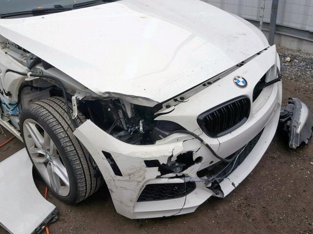 WBA1F7C54FVX95971 - 2015 BMW 228 XI WHITE photo 9