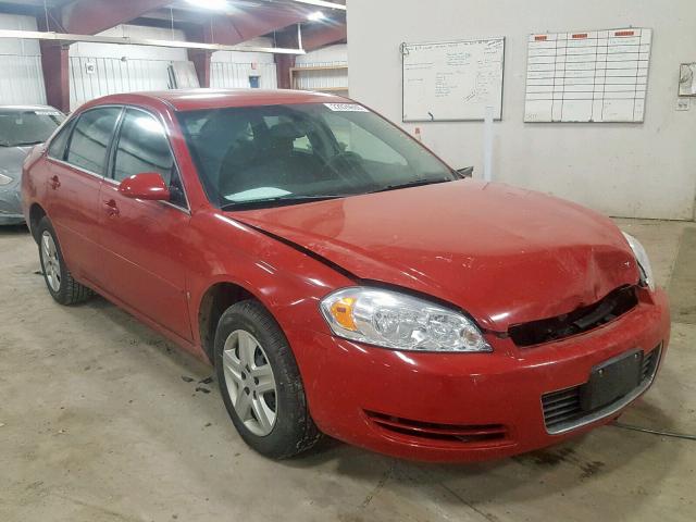 2G1WB58K979243547 - 2007 CHEVROLET IMPALA LS RED photo 1