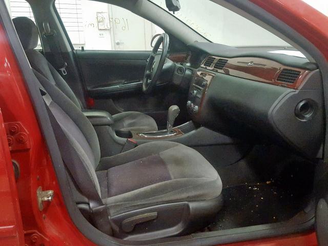 2G1WB58K979243547 - 2007 CHEVROLET IMPALA LS RED photo 5