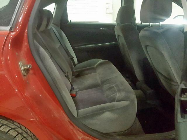 2G1WB58K979243547 - 2007 CHEVROLET IMPALA LS RED photo 6