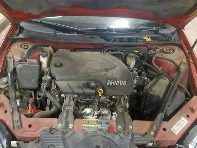 2G1WB58K979243547 - 2007 CHEVROLET IMPALA LS RED photo 7