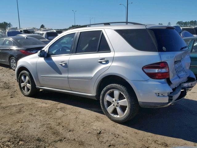 4JGBB86E79A471778 - 2009 MERCEDES-BENZ ML 350 SILVER photo 3