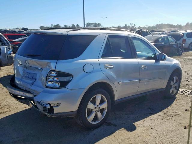 4JGBB86E79A471778 - 2009 MERCEDES-BENZ ML 350 SILVER photo 4