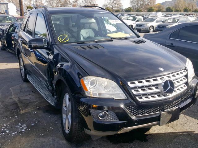 4JGBB5GB2BA625287 - 2011 MERCEDES-BENZ ML 350 BLACK photo 1