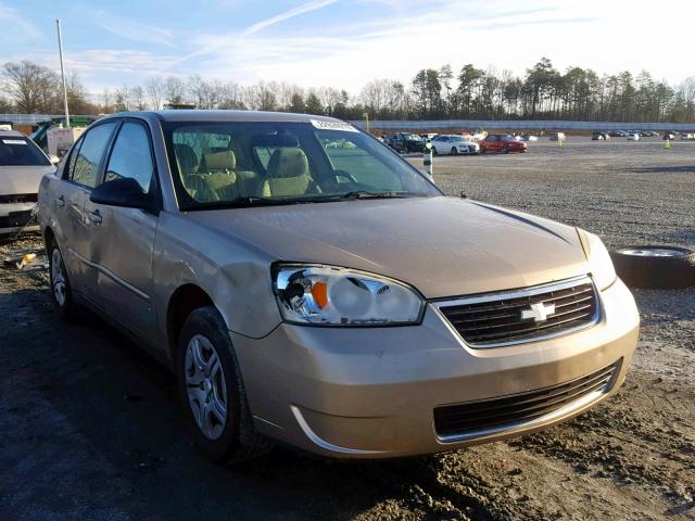 1G1ZS57FX7F134121 - 2007 CHEVROLET MALIBU LS Қоңыр фото 1