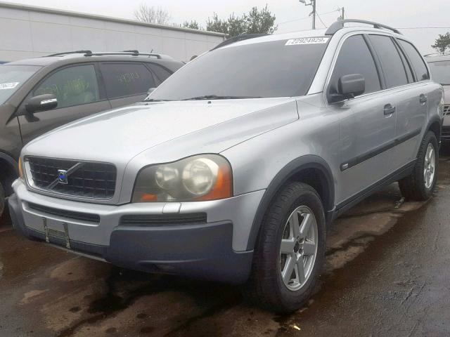 YV1CZ59H241066231 - 2004 VOLVO XC90 SILVER photo 2