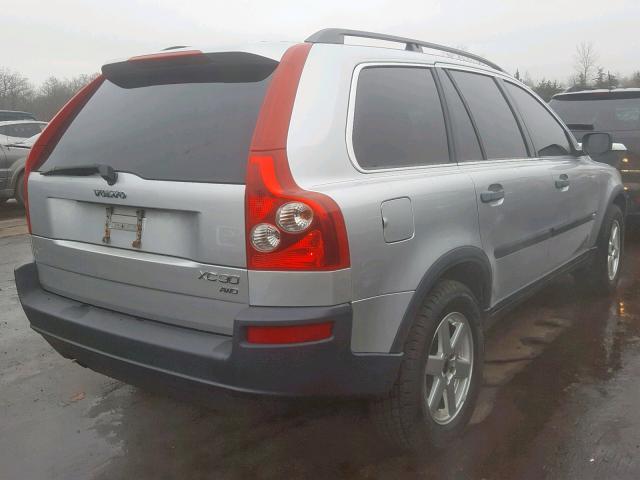 YV1CZ59H241066231 - 2004 VOLVO XC90 SILVER photo 4