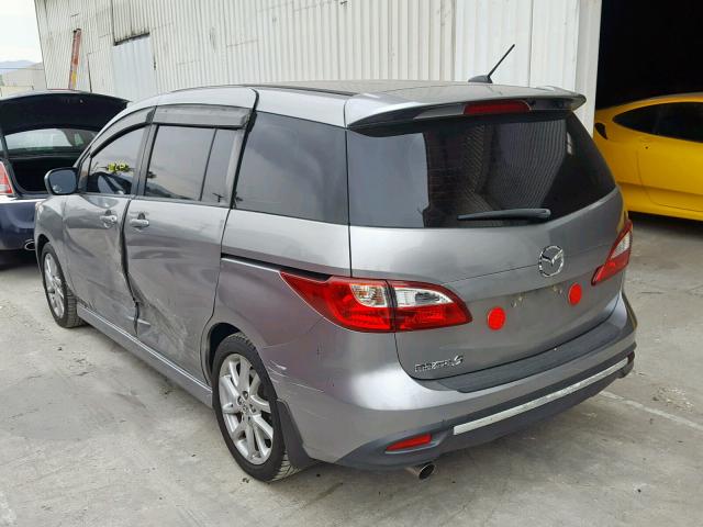 JM1CW2CLXC0139232 - 2012 MAZDA 5 GRAY photo 3