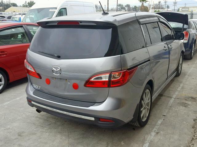 JM1CW2CLXC0139232 - 2012 MAZDA 5 GRAY photo 4