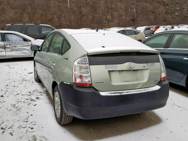 JTDKB20U163146402 - 2006 TOYOTA PRIUS GREEN photo 3