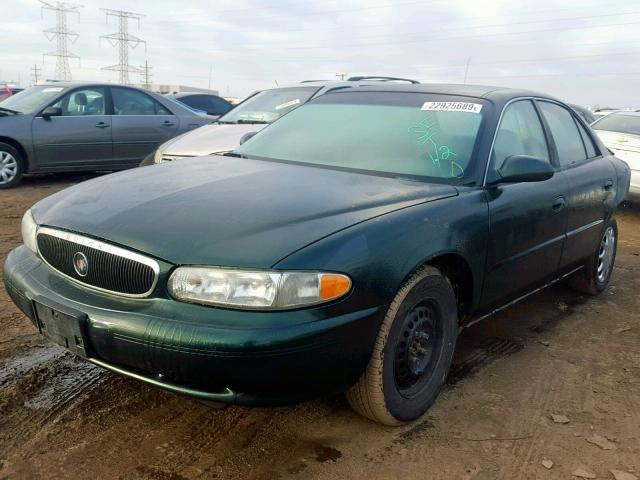 2G4WS52J041179072 - 2004 BUICK CENTURY CU GREEN photo 2